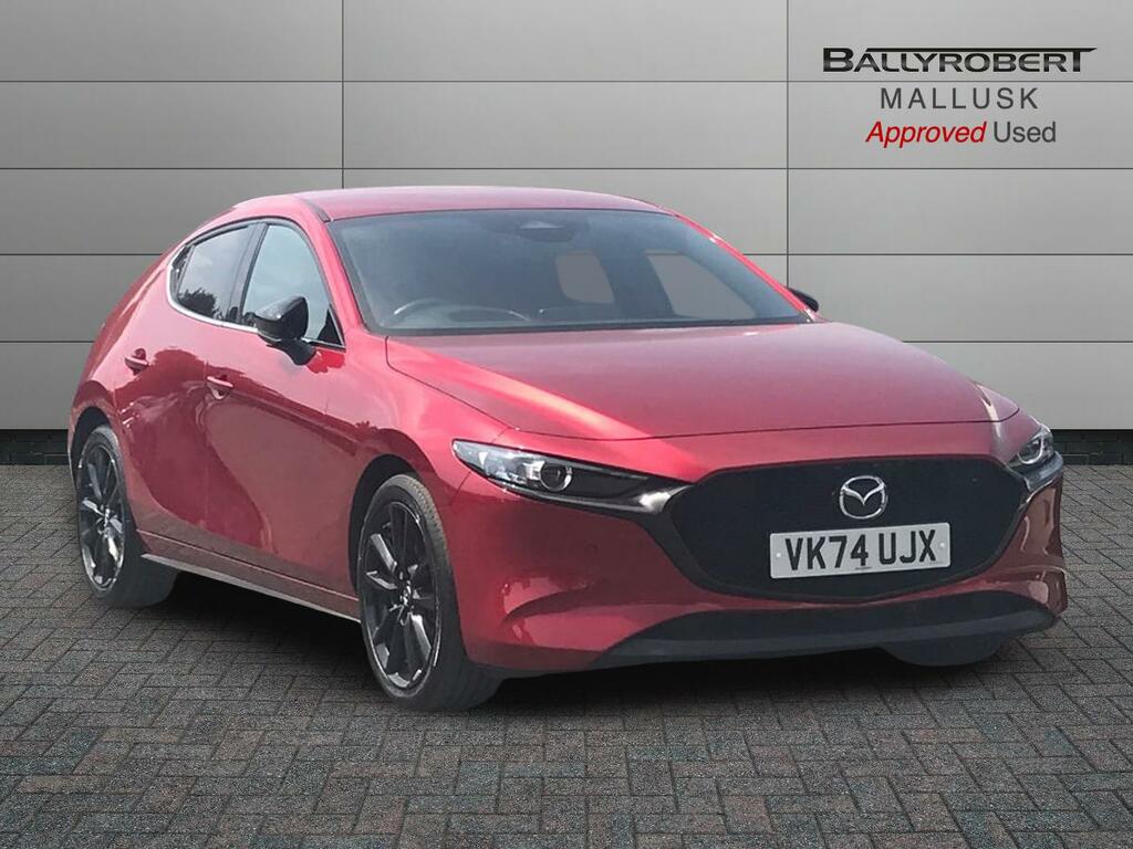 Mazda 3 2.5 E-skyactiv G Mhev 140 Homura Red