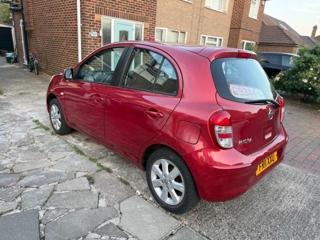 Nissan Micra 1.2 12V Acenta Cvt Euro 5 Red #4
