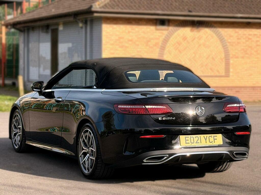 Mercedes-Benz E Class Convertible 2.0 E220d Amg Line Premium Cabriolet EO21YCF Black #5