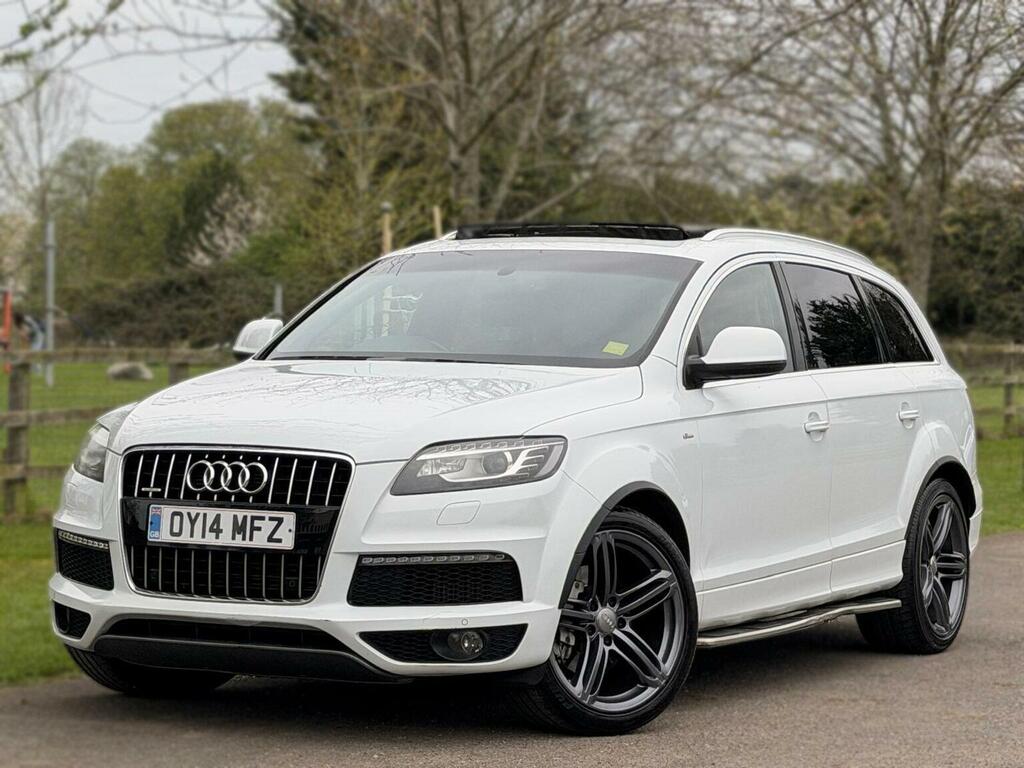 Audi Q7 Suv 3.0 Tdi V6 S Line Plus Tiptronic Quattro Euro OY14MFZ White #3