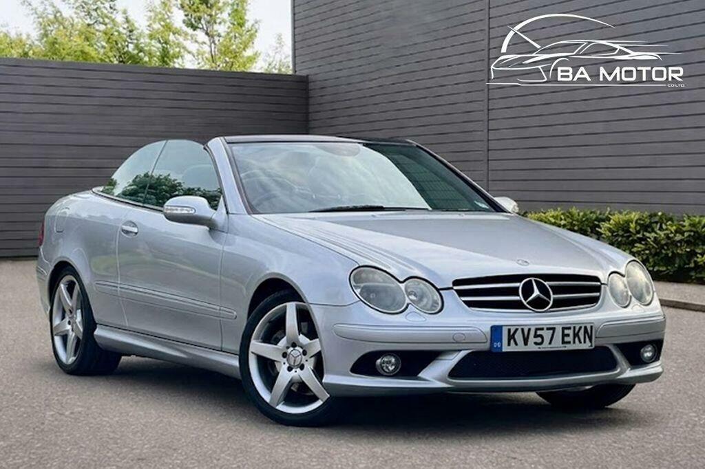 Mercedes-Benz CLK Convertible 3.0 Clk280 Sport Cabriolet 7G-tronic 2 Silver