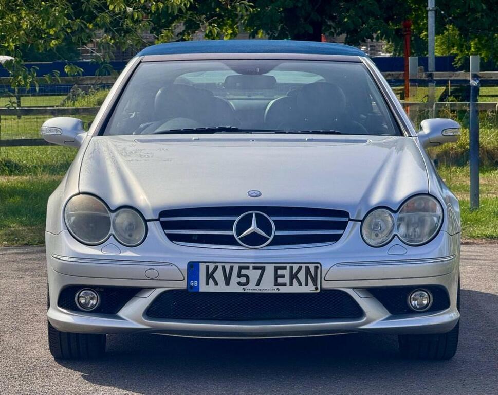 Mercedes-Benz CLK Clk Silver #35