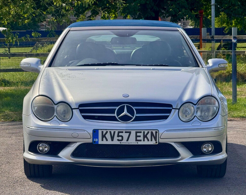 Mercedes-Benz CLK Coupe Silver #34