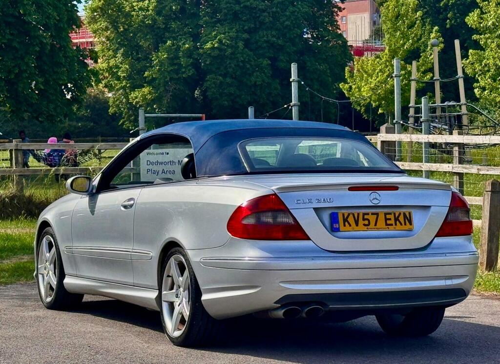 Mercedes-Benz CLK Clk Silver #7