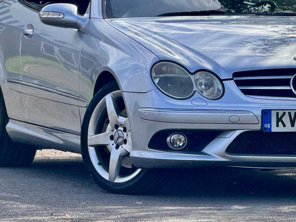 Mercedes-Benz CLK Convertible 3.0 Clk280 Sport Cabriolet 7G-tronic 2 Silver #5