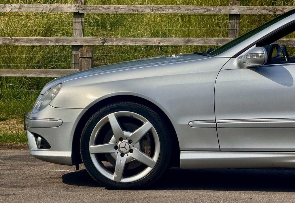 Mercedes-Benz CLK Clk Silver #23