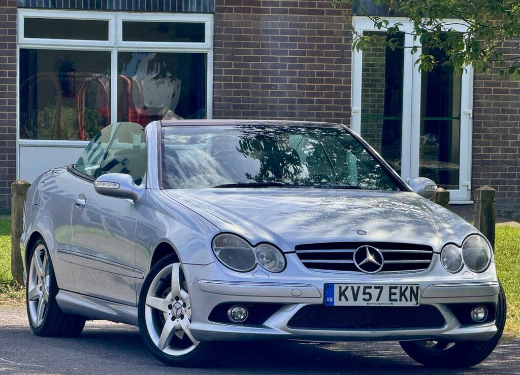 Mercedes-Benz CLK Convertible 3.0 Clk280 Sport Cabriolet 7G-tronic 2 Silver