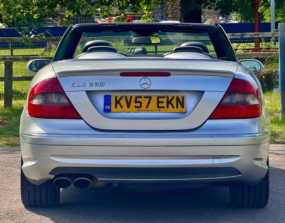 Mercedes-Benz CLK Clk Silver #10