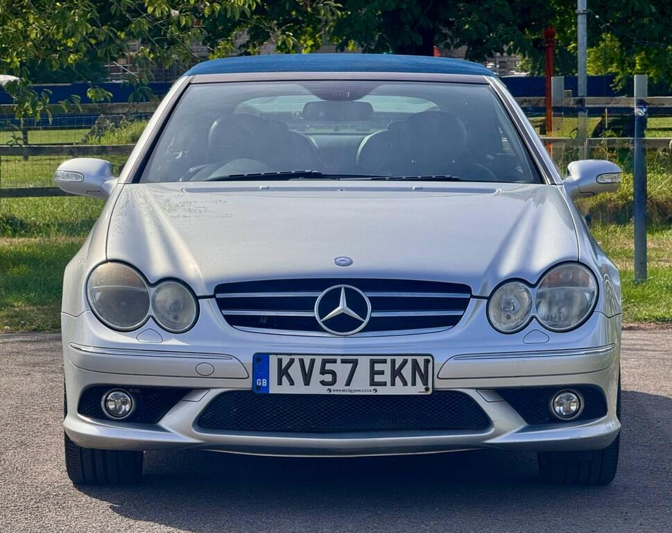 Mercedes-Benz CLK Convertible 3.0 Clk280 Sport Cabriolet 7G-tronic 2 Silver #2
