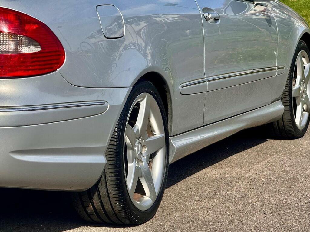 Mercedes-Benz CLK Clk Silver #14