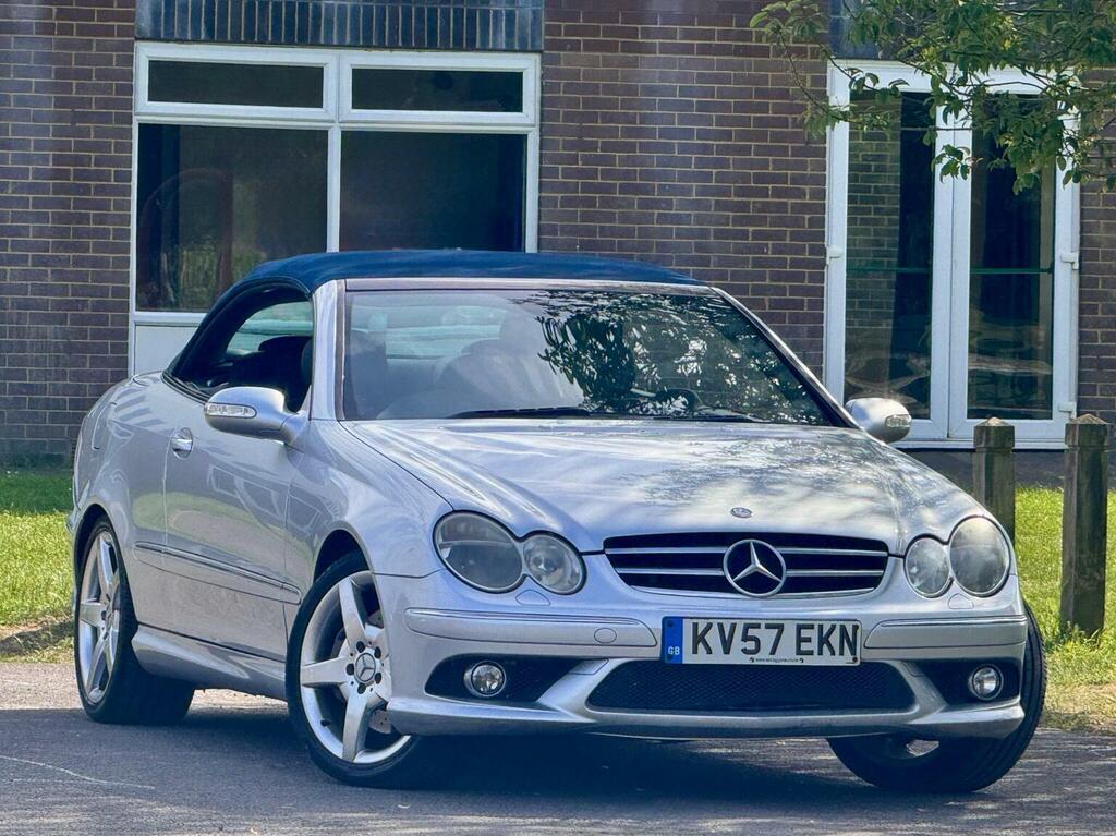 Mercedes-Benz CLK Convertible 3.0 Clk280 Sport Cabriolet 7G-tronic 2 Silver #6