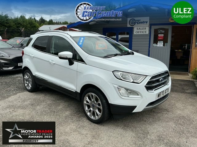 Ford Ecosport 2020 1.0T Ecoboost Gpf Titanium Suv Man White