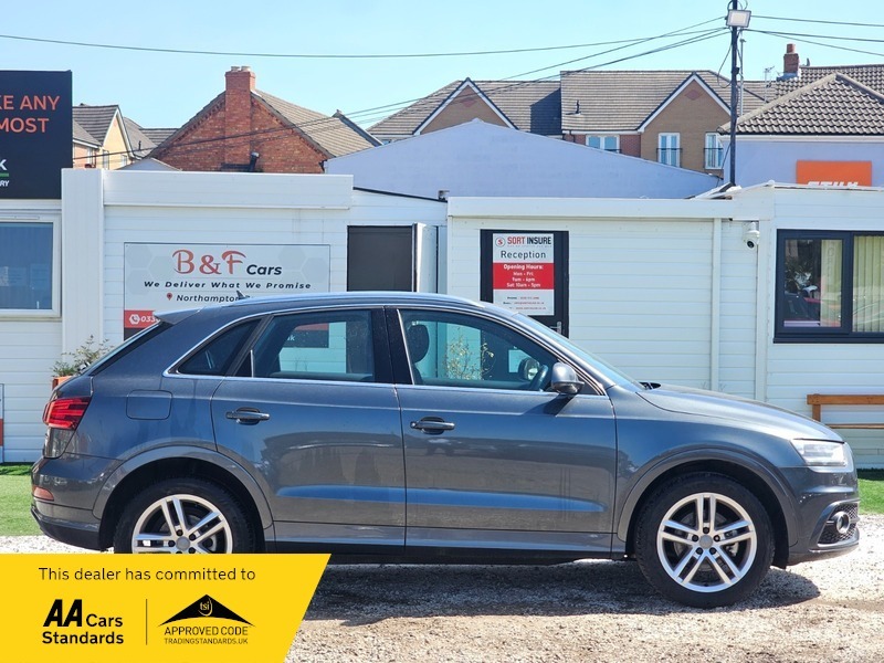 Audi Q3 2.0 Tdi S Line ST13DLO Grey #4
