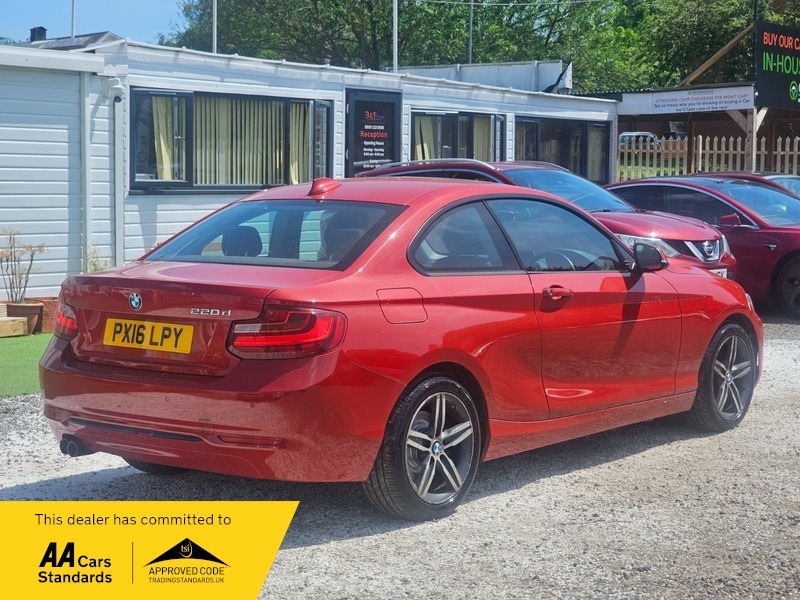 BMW 2 Series 2.0 220D Sport Euro PX16LPY Red #5