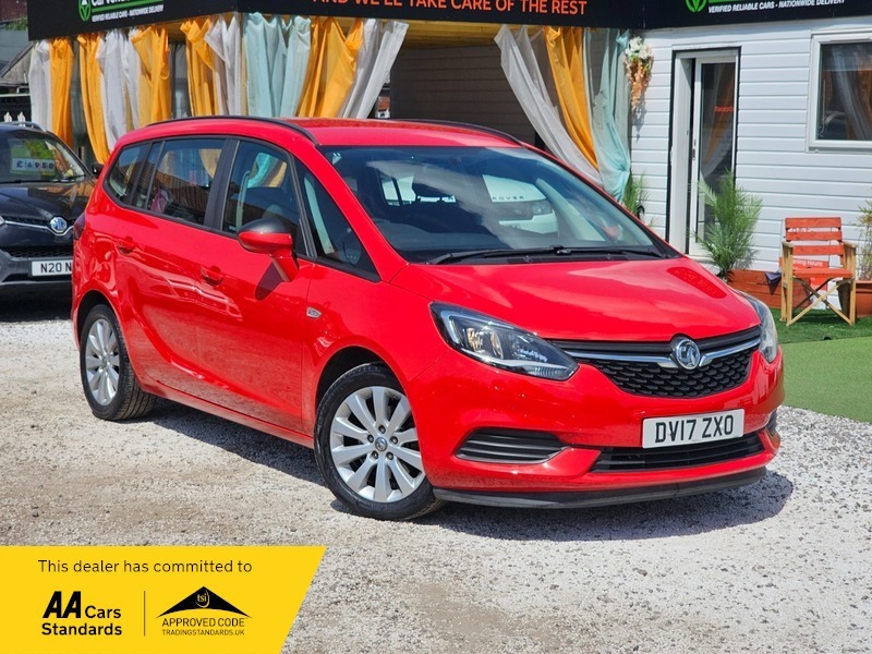 Vauxhall Zafira 1.4I Turbo Design Euro Red