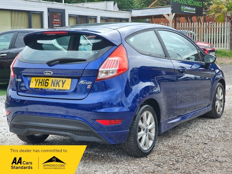 Ford Fiesta 1.0T Ecoboost St-line Euro YH16NKY Blue #4