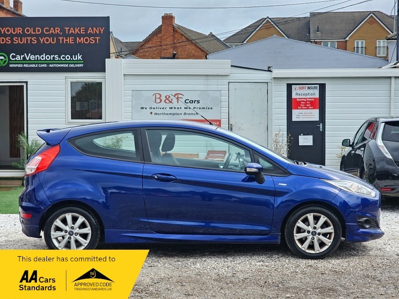 Ford Fiesta 1.0T Ecoboost St-line Euro YH16NKY Blue #3