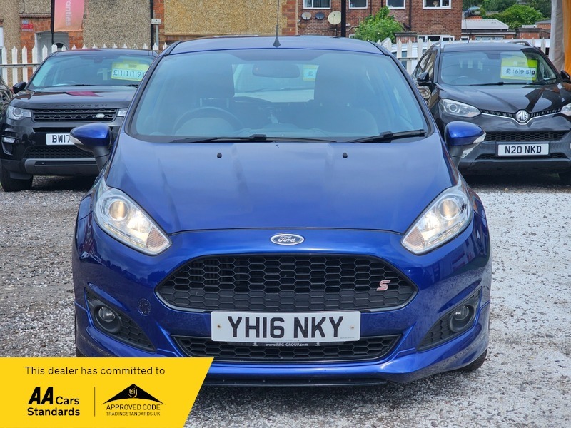 Ford Fiesta 1.0T Ecoboost St-line Euro YH16NKY Blue #2