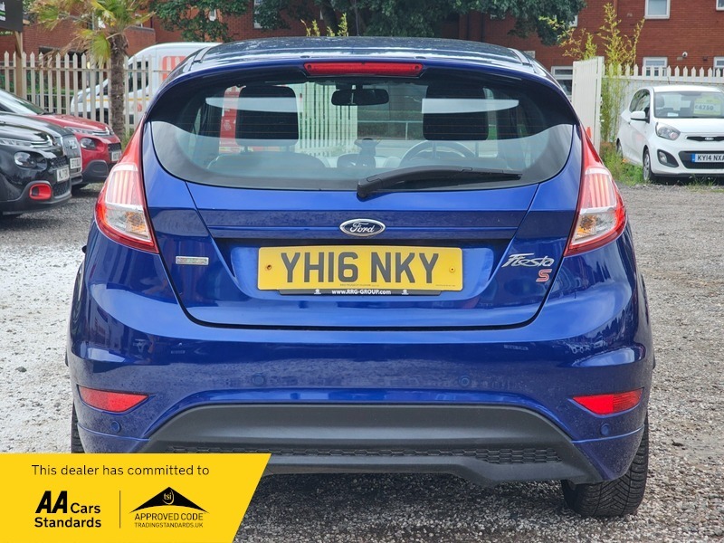 Ford Fiesta 1.0T Ecoboost St-line Euro YH16NKY Blue #5