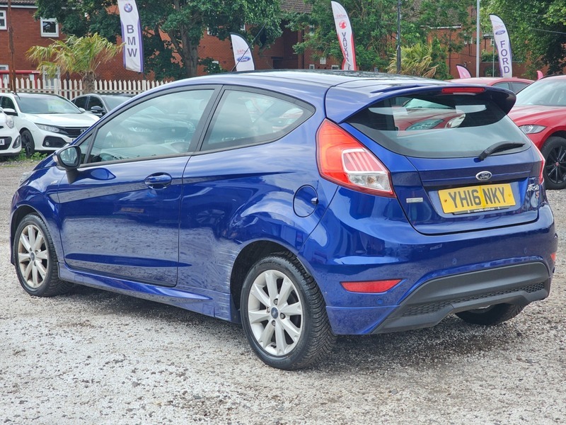 Ford Fiesta 1.0T Ecoboost St-line Euro YH16NKY Blue #6