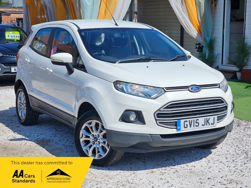 Ford Ecosport 1.5 Tdci Zetec 2Wd GV15JKJ White