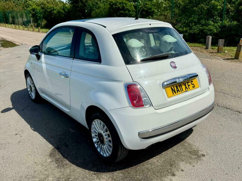 Fiat 500 1.2 Lounge Euro 5 White #4