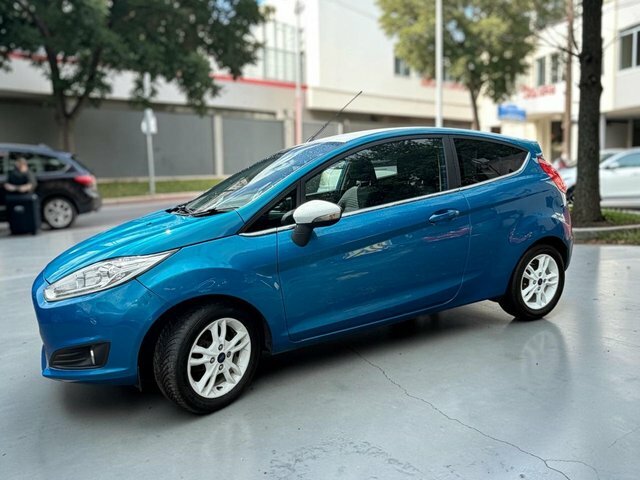 Ford Fiesta 1.25 Zetec Blue Edition SN66NZM Blue #3