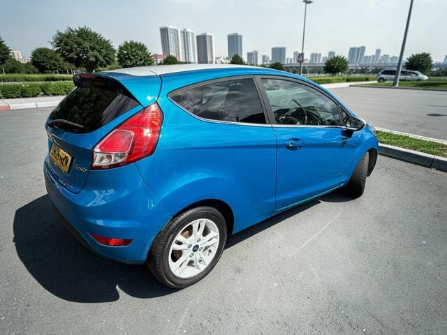 Ford Fiesta 1.25 Zetec Blue Edition SN66NZM Blue #6
