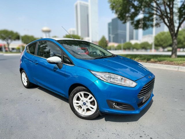 Ford Fiesta 1.25 Zetec Blue Edition SN66NZM Blue #2