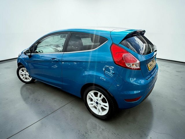 Ford Fiesta 1.25 Zetec Blue Edition SN66NZM Blue #5