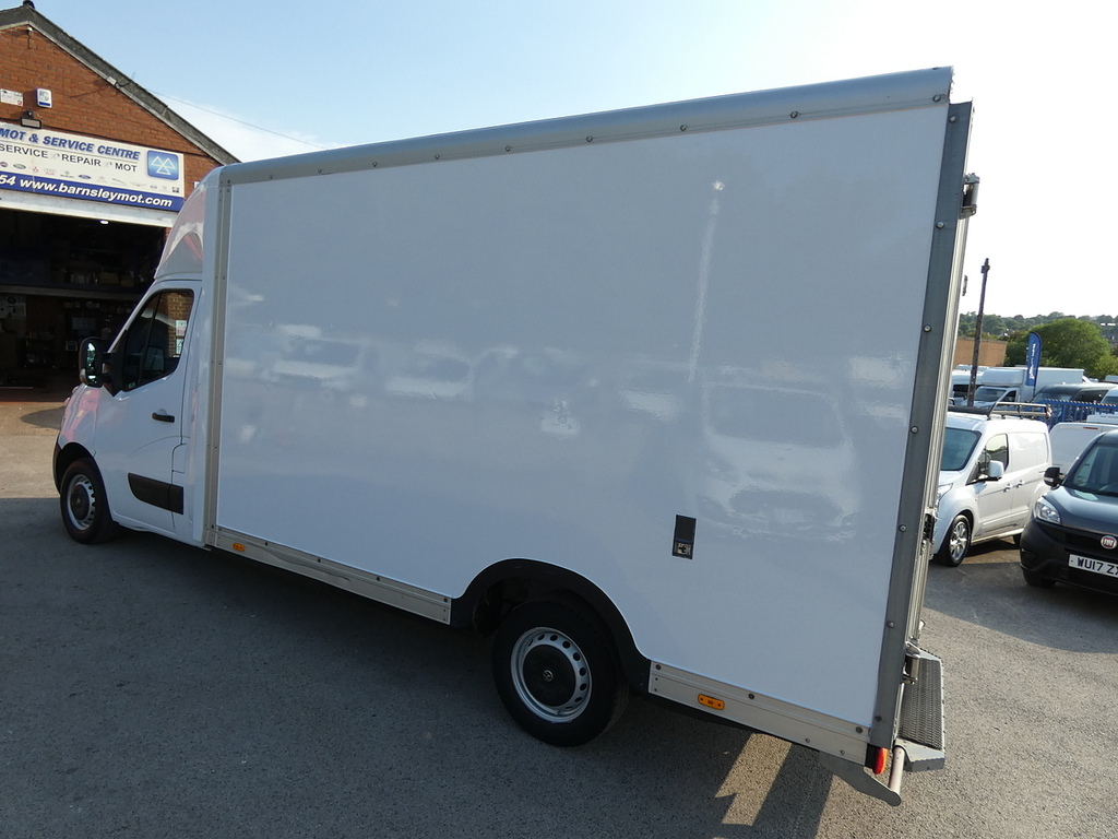 Vauxhall Movano 2.3 Cdti Low Loader Luton Box Only 54K Full Histor White #2