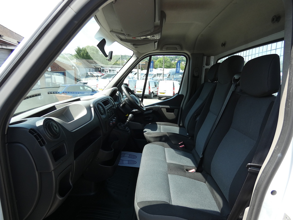 Renault Master 2.3Dci Mwb 3.8M Dropside Pick Up Only 58K Full His White #5