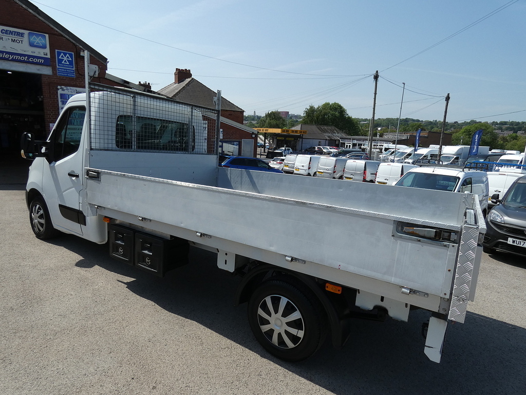 Renault Master 2.3Dci Mwb 3.8M Dropside Pick Up Only 58K Full His White #2
