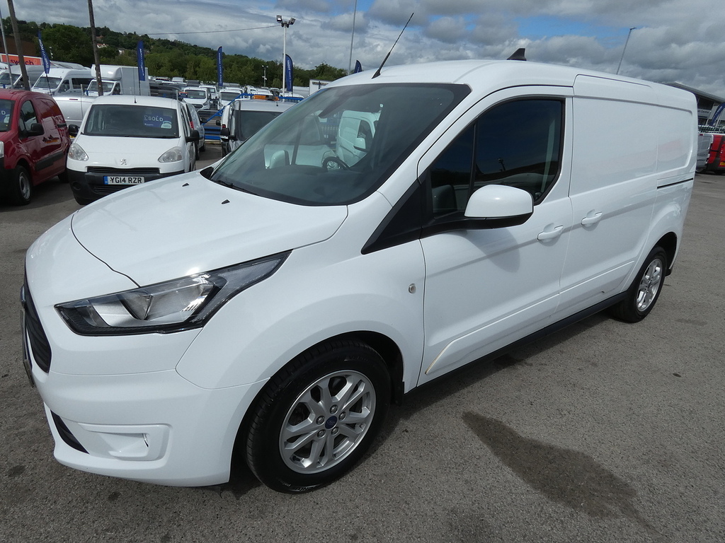 Ford Transit Connect 220 Ecoboost Euro 6 L2 Lwb Van With Sat Nav White #12