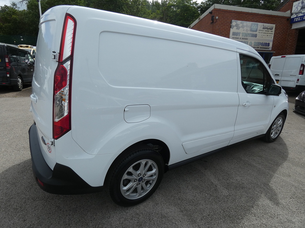 Ford Transit Connect 220 Ecoboost Euro 6 L2 Lwb Van With Sat Nav White #16