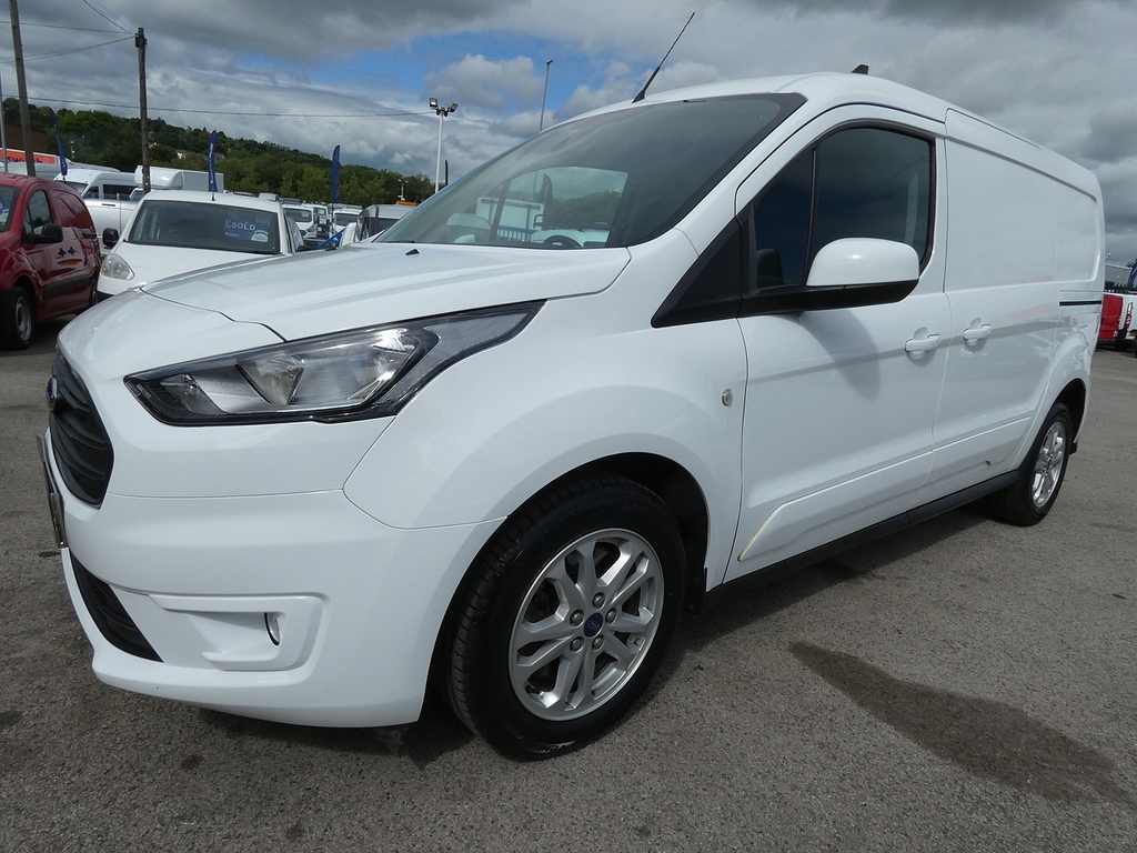 Ford Transit Connect 220 Ecoboost Euro 6 L2 Lwb Van With Sat Nav White #13