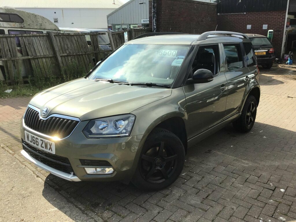 Skoda Yeti 2.0 Tdi Se L Euro 6 Ss WJ66ZWX Green #6