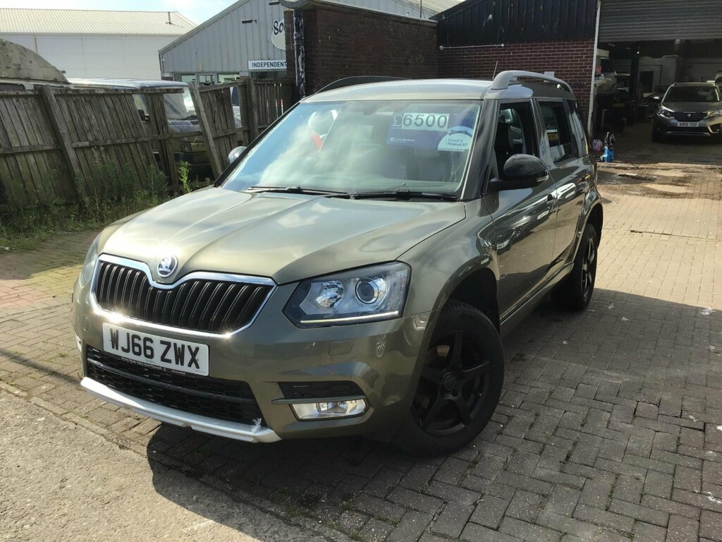 Skoda Yeti 2.0 Tdi Se L Euro 6 Ss WJ66ZWX Green #2