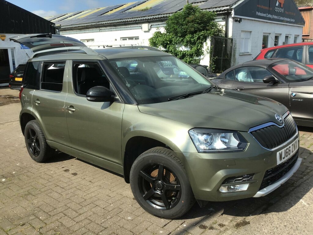 Skoda Yeti 2.0 Tdi Se L Euro 6 Ss WJ66ZWX Green #5