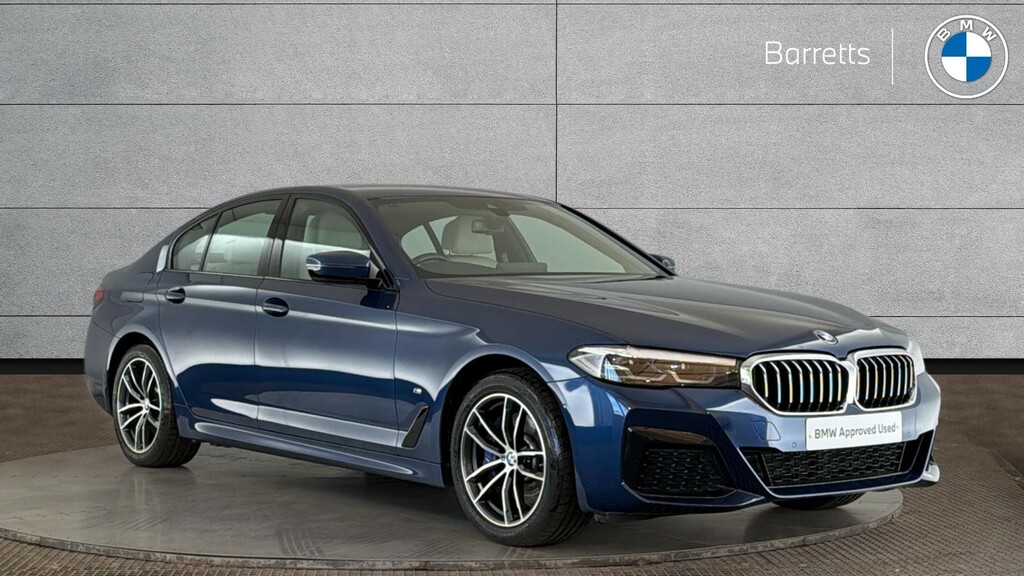 BMW 5 Series 2.0 530E 12Kwh M Sport Saloon Plug-in H Blue
