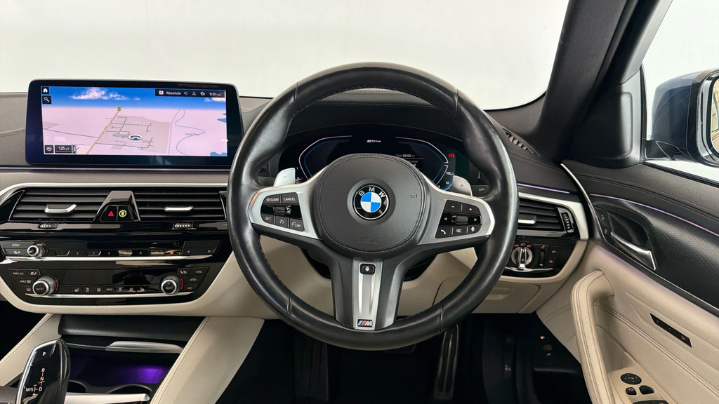 BMW 5 Series 2.0 530E 12Kwh M Sport Saloon Plug-in H W55WRD Blue #5