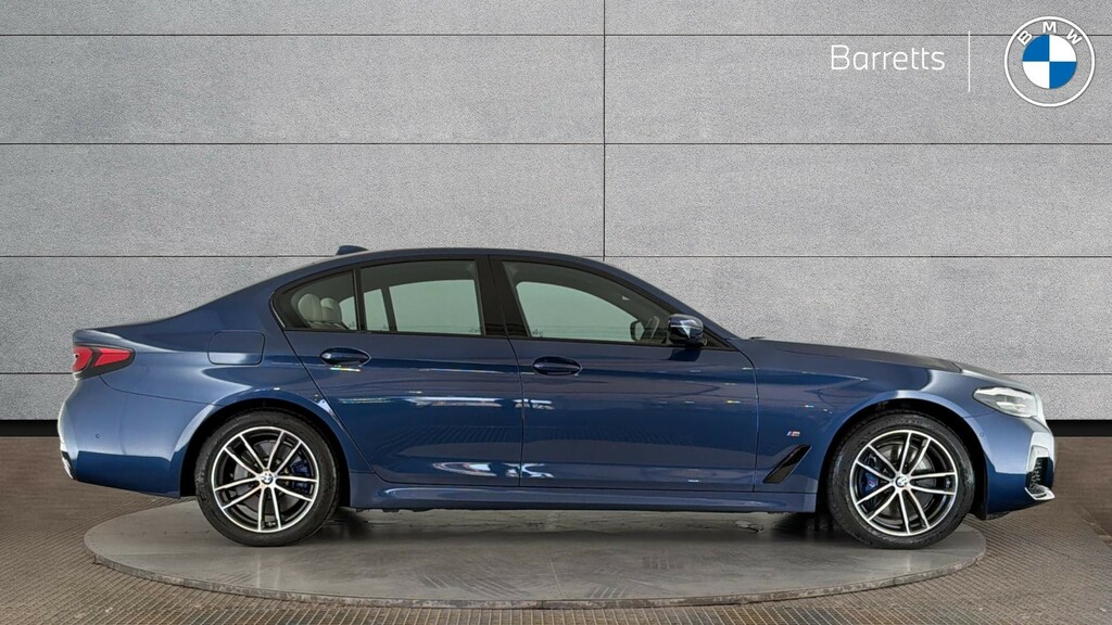 BMW 5 Series 2.0 530E 12Kwh M Sport Saloon Plug-in H W55WRD Blue #3