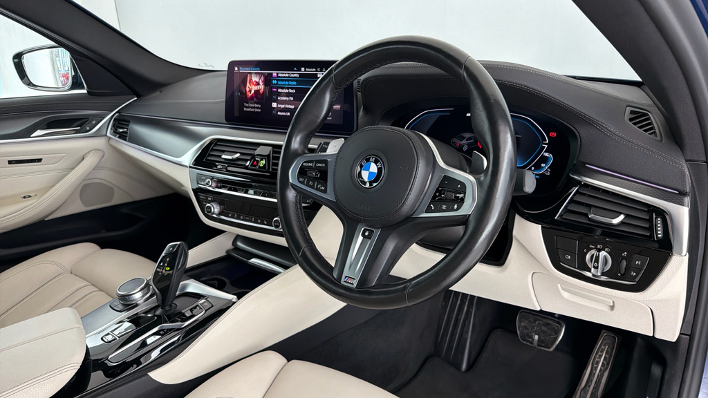 BMW 5 Series 2.0 530E 12Kwh M Sport Saloon Plug-in H W55WRD Blue #6