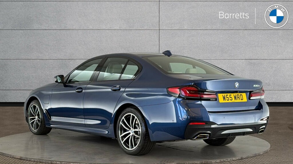 BMW 5 Series 2.0 530E 12Kwh M Sport Saloon Plug-in H W55WRD Blue #2