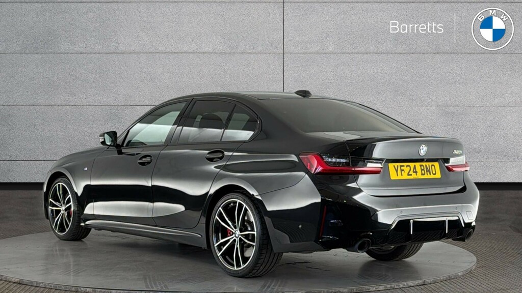 BMW 3 Series 2.0 320I M Sport Saloon Euro 6 S YF24BNO Black #2