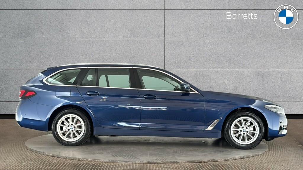 BMW 5 Series 2.0 520I Mht Se Touring Hybrid Steptron GF23OXC Blue #3