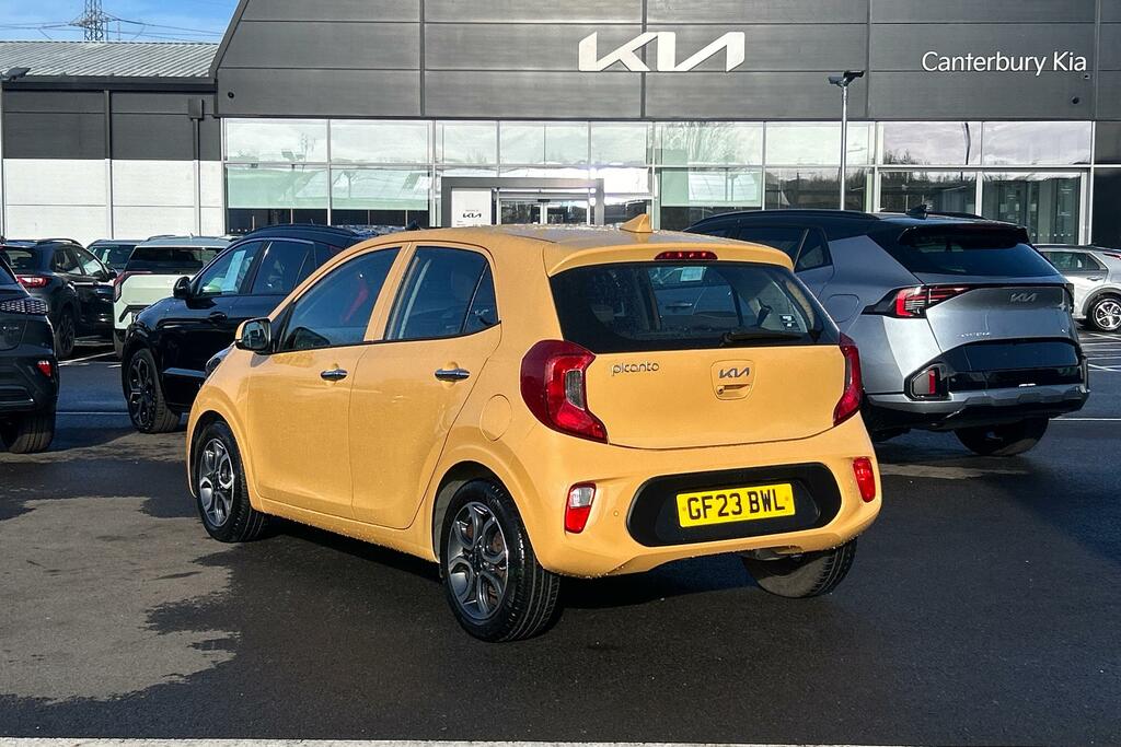 Kia Picanto 1.0 Dpi 3 Hatchback Amt Euro 6 Ss 6 GF23BWL Yellow #3