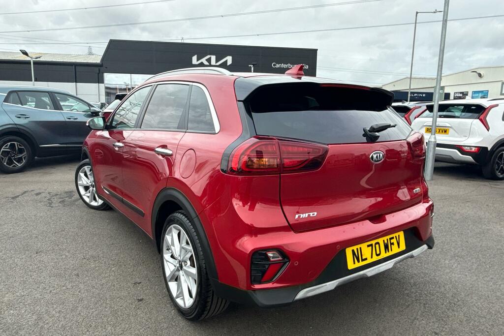 Kia Niro 1.6 Gdi 4 Suv Hybrid Dct Euro 6 Ss NL70WFV Red #3