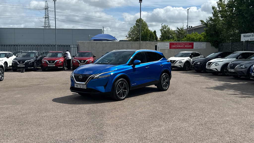 Nissan Qashqai 1.5 H E-power Tekna Hybrid HX72EEO Blue #6