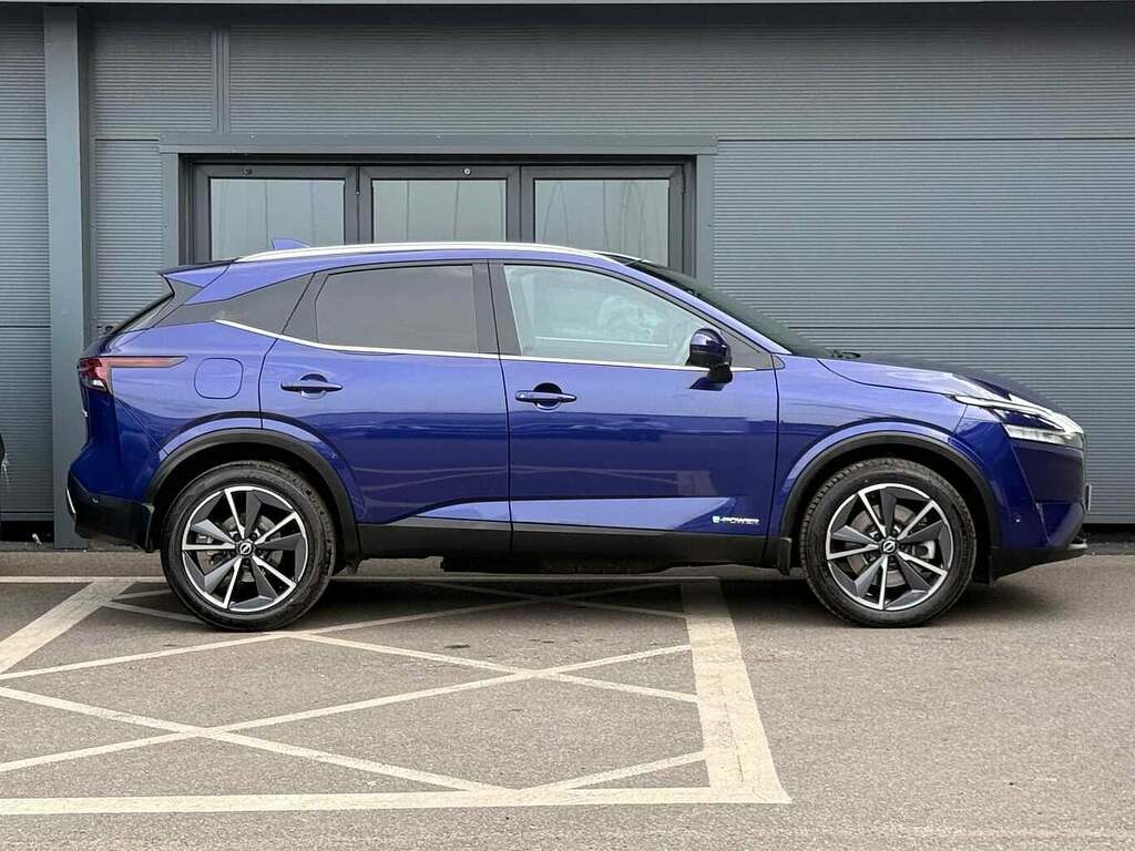Nissan Qashqai 1.5 H E-power Tekna Hybrid WU73VWT Blue #4